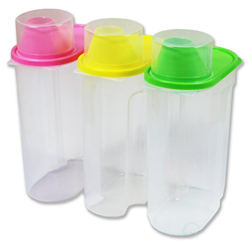 image for Basicwise Large BPA-Free Food Storage Containers with Lid - Perfect fo