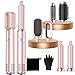 Airstyler Pro Airbrush Haarstyler 6 in 1 Haar Styler mit Warmluftbürste, Föhnbürste, Rundbürstenföhn Haartrockner Auto-Lockenstab, Hair Air Styler Zum Styling, Volumisieren, Locken Und Glätten