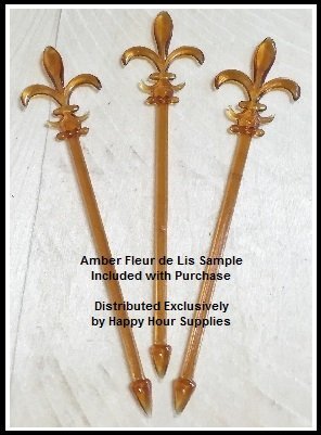 Libbey 15244 Gibraltar Duratuff 14 Oz Beverage Glass, Set Of 6 W/Signature Party Picks #TOP2