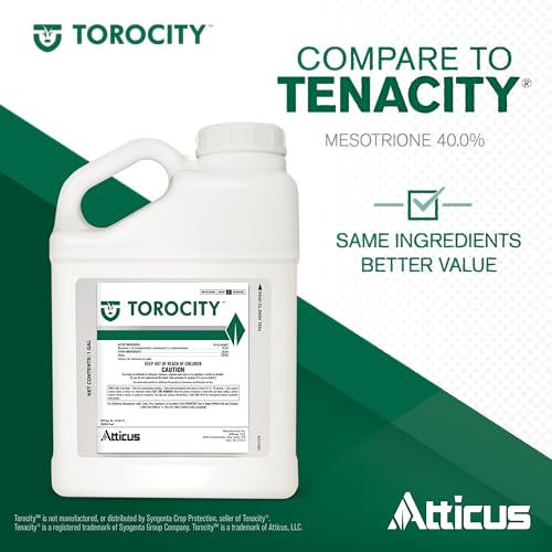 Atticus Torocity Herbicide (1 Gal) - (Compare to Tenacity) - Mesotrione Concentrate - Selective Weed Killer for Lawns and Turf Grasses - Pre and Post Emergent Control - Thumbnail 2