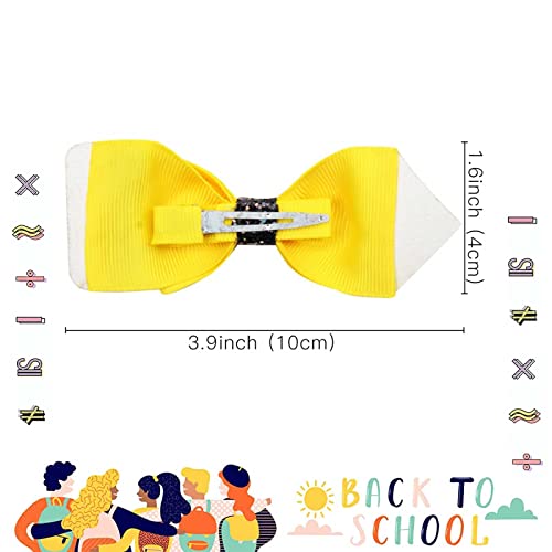 Snap Clips For Hair Small Pencil Girls Hair Ties For Back To School Kindergarten 1St Grade 2Nd Grade 3Rd Grade 4 Grade 5 Grade #TOP5