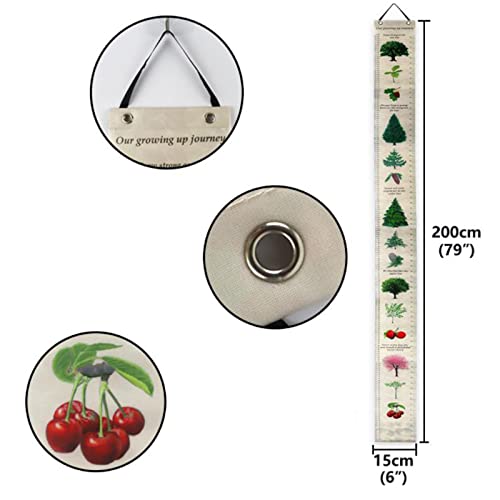 Growth Charts For Kids Hanging Ruler Wall Decals Height Chart Growth Chart Sticker Height Measure Chart For Girls Boys Removable Waterproof Baby Growth Chart Height Measure Home Room Decoration #TOP3