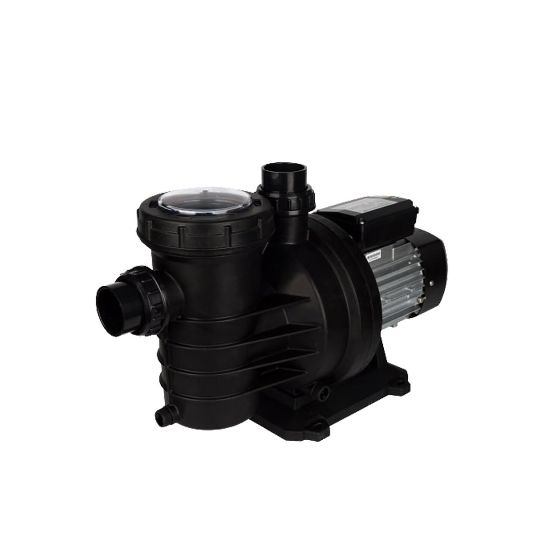 DECOJARDIN Bomba Piscina Autoaspirante Monofásica 1.5 HP, Negro, Submersible, Polipropileno (PP), 27 m³/h, Bomba de Piscina Autoaspirante