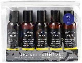 Mixture Worn Leather Man Shower Essentials Gift Set