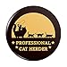 Professional Cat Herder Funny Pinback Button Pin Badge - 3