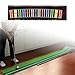 Vaveren Golf Putting Mat Game Practice Home Putter Train Hitting with Alignment Line Aid Training for Lawn Women Men Teens Kids, Multicolor