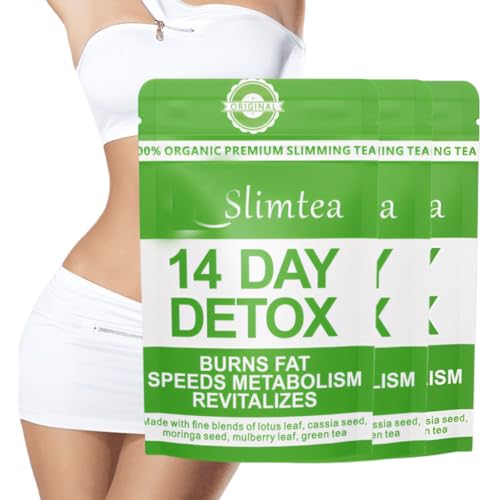 14 Day Detox Herbal Weight Loss Tea - Natural Belly Fat Support, Gentle Detox For Body Wellness(3Pcs)