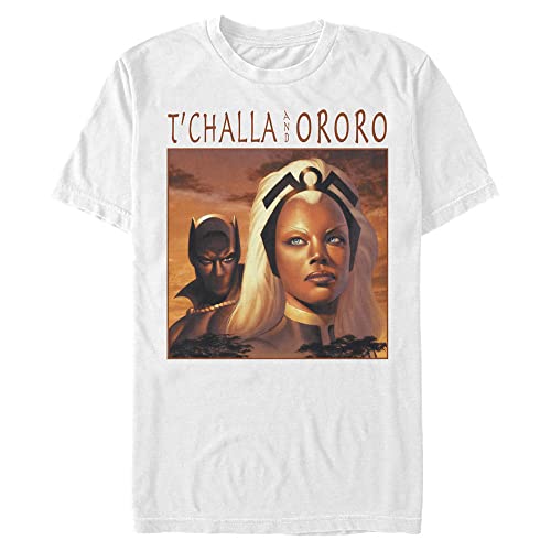 T-shirt Marvel T'Challa Ororo blanc coton idéal pour le quotidien