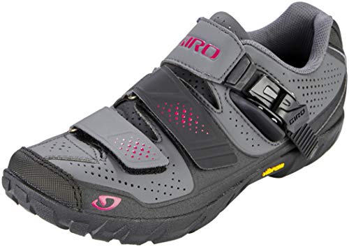 Image of Giro Terradura Women's Mountain Bike Shoe, Dark Shadow /Berry, US 8.5 / EU 40