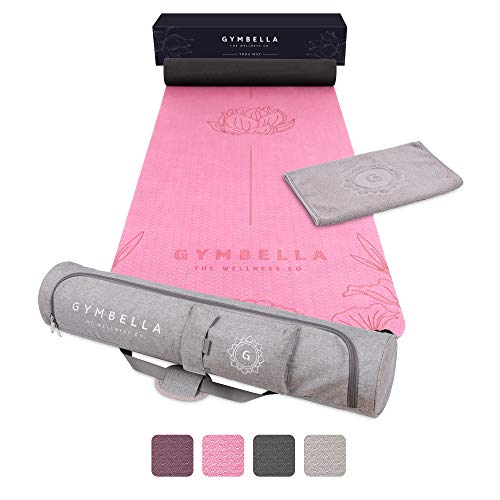 Gymbella Eco Friendly Beautiful Yoga Mat Set Gymbella Eco Friendly Beautiful Yoga Mat Set
