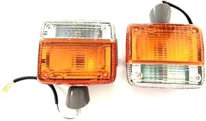 Pair Front Turn Signal Lamps For Toyota Land Cruiser FJ40 FJ45 BJ40 BJ42 HJ45 - View #2