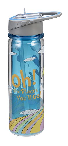 Dr. Seuss Oh the Places 18 Oz. Tritan Water Bottle