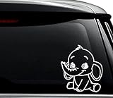 Cute Baby Elephant Decal Sticker For Use On Laptop, Helmet, Car, Truck, Motorcycle, Windows, Bumper,...