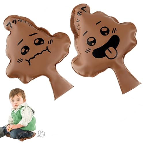 Coussin Peteur | 2 Pièces Coussin Péteur Autogonflant 5,5x4,3 Pouces | Whoopee Cushion Jouet de Farce et Attrape | Drôles de Fabricant de Bruit de Pet | Fart Blagues Pratiques pour Enfant et Adultes