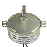 CHANCS TYC-50 Synchron-Getriebemotor 12V AC 10-12RPM CW/CCW 4W Drehteller Klein-Elektromotor Drehmoment 2.4kgf.cm