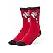 NCAA Georgia Bulldogs '47 Bolt Sport Socks, Red, Large (Men's 9-13 / Women's 10-12), 1-Pack