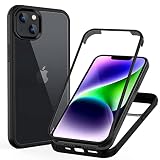 EasyAcc iPhone 14 Plus Case with Screen Protector,Glass Series Designed for 6.7 Inch iPhone 14 Plus