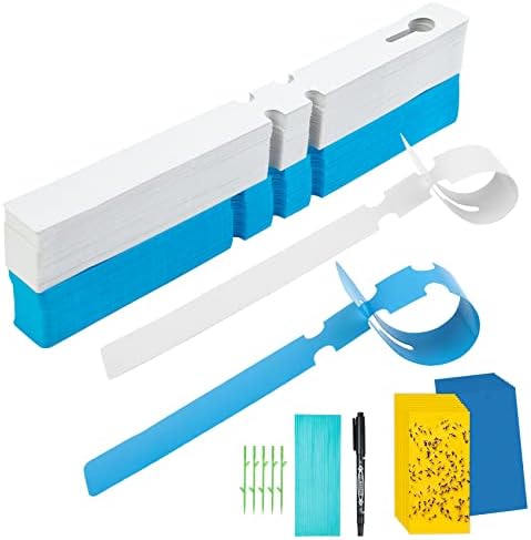 100 Etichette Per Piante In PVC - 12x1.3 Cm, Bianche, Impermeabili Per Giardino - Foto 4