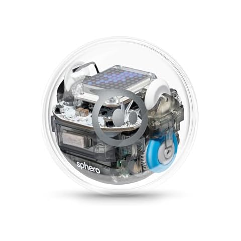 Sphero Bolt - Coding Robot Ball - Beginner to Advanced Programming - Ages 8+ - Learn to Code 3 Ways: Draw, Blocks, Javascript - Programmable Sensors - LED Matrix - Durable and Waterproof Design Cover