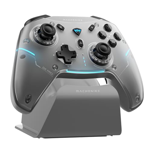 G5 Pro Max SE Set Bluetooth Controller, Windows/Switch/Mac/PC/Steam/iOS/Android/TV/iPad 1000Hz, Hall Joysticks & Trigger, Şarj İstasyonu, Çift Geri Tuşlar