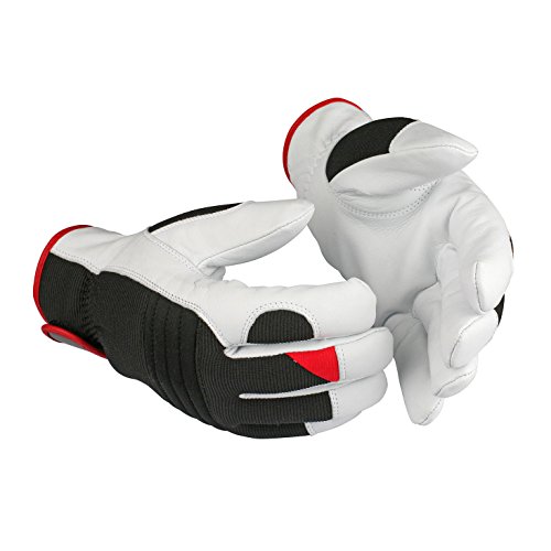 Preisvergleich Produktbild POWERHAUS24 Guide 49 Kälte- und Nässeschutz-Handschuhe aus Ziegennarbenleder mit Handschuhberater-10