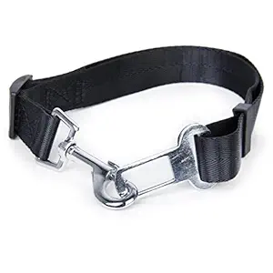 Generic Dog Safety Seat Belt Restraint For Car Van Lock Adjustable Pet Lead - Black