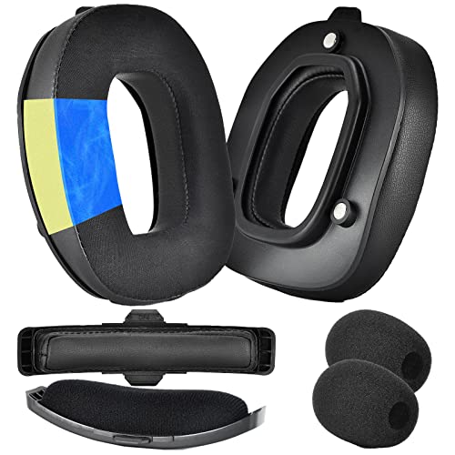 Yaowanguan A50 Gen 4 Mod Kit - Replacement Earpads Headbands for ASTRO Gaming A50 Wireless Headset Gen 4,Microphone Foam,Ear Cushions/Cups/Pads,A50 Gen 4 Accessories,Added Thickness(Cooling Gel)