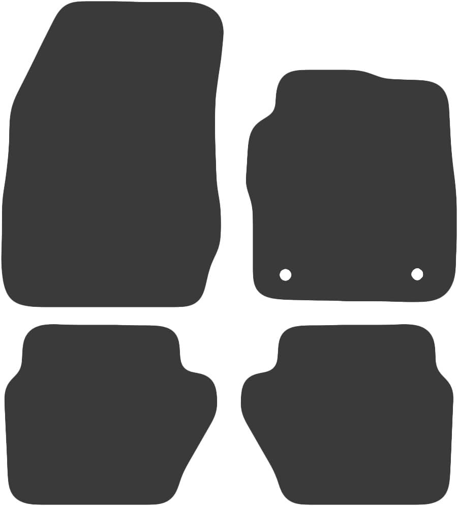 JVL Tailored Carpet Car Mat Compatible with Ford Fiesta Mk7 20112017 (round fixings) Amazon