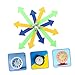TOYANDONA 4pcs Plastic Clock Hands for Projects Replacement Parts for Teaching Telling Schools Educational Tools for Students to Build Their Own Clocks