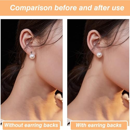 Image of Gozaqe Earring Backs for Ear Studs,600Pcs 12 Styles Universal Fit