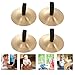 Generic Baby Instruments Kid Instrument 2Pcs Finger Cymbals Belly Dance Finger Zills Cymbals Copper Cymbals Finger Musical Instruments for Dancer Party Gold Toy Instruments Baby Musical Instruments