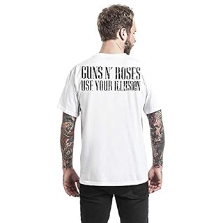 Guns N' Roses Use Your Illusion Homme T-Shirt Manches Courtes Blanc Regular/Coupe Standard – Image 6