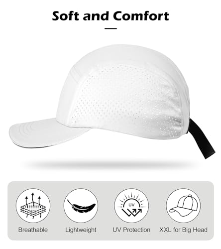 Image of XL XXL Hat Mens Big Head, Performance Golf Hat for Men Women Water-Resistant Sun Hat Adjustable Summer Sport Cap Outwork