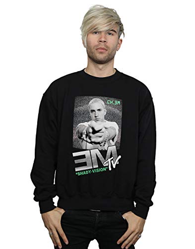 Absolute Cult Eminem Homme Shady Vision Sweat-Shirt Noir XXX-Large