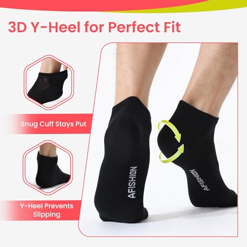 Ankle Socks for Women & Men,Thin Cotton Socks,Anti Odour Running Sock Invisible Liner Soft for Casual & Work 1 Pairs3