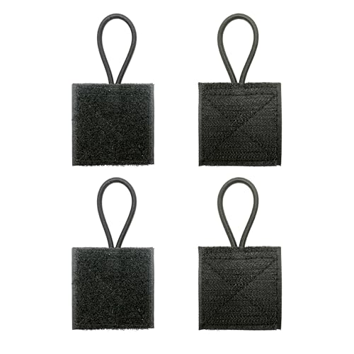 4PCS Microphone Radio Holder,Mic Clips for Law Enforcement Vest,Black Radio Microphone Holder Law Enforcement for Vest Accessories
