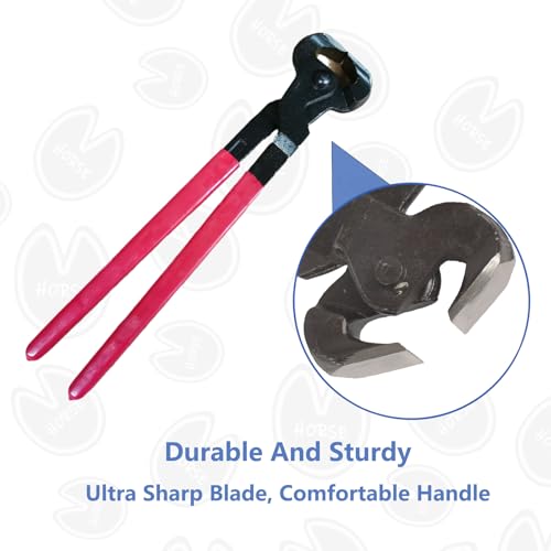 MORECP Ferramentas profissionais de aparar cascos e raspa para cavalos, ferramentas de ferrador de a