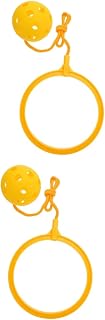 INOOMP 2pcs Children's Bouncing Ball Kids Sports Toys The Flash Toys Kids Outdoor Toys Ankle Toy Jump Leg Toy Jumping Jumping Ring Children Toy Children Train Supply LED Blue