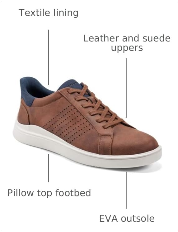 Image of Rockport Men's Tristen Step Activated Lace-up Sneakers