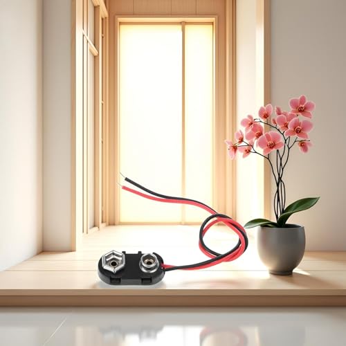 Black Red PP3 9V Battery Clip Connector I Tinned Wire Leads 150mm ，Electrical Outlet Switches, Electrical - Image 7