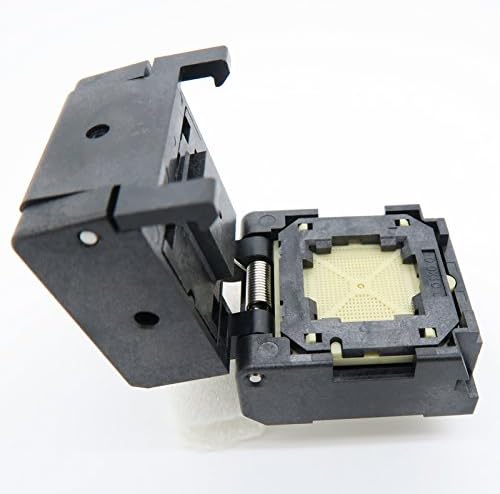 QFN88(10x10)-0.4 Burn in Socket [ALLSOCKET] QFN88 MLF88 WLCSP88 Package IC Testing Adapter Soldering, 0.4mm Pitch IC Size 10x10mm NP506-088-014-SC-G Programming Socket Burn-in(Clamshell, 0.4mm)