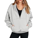 Pull Oversize Femme Chaud Pull Femme Violet Pull Vintage Femme Sweat Oversize Femme Sweat Femme Oversize Sweat Femme sans Capuche 5XL Sweat Femme sans Capuche Motif Pull Gris S