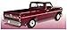 1970 F-100 Custom Cab 4x4 1:25 Scale Model Kit