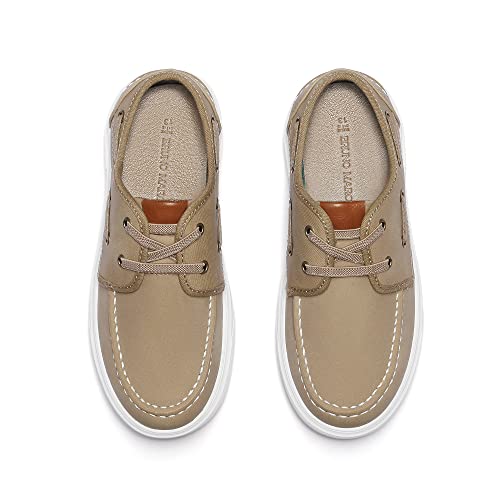 Bruno Marc Boys Boat Shoes Loafers Casual Dress Shoes,Tan,4 Big Kid by Bruno Marc - Used condition - Image 5
