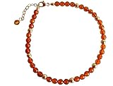  Gemshine - Damen - Armband - Vergoldet - Bernstein - Gelb - Orange