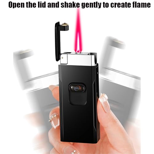 Encendedor portátil de metal resistente al viento para barbacoa y velas 3