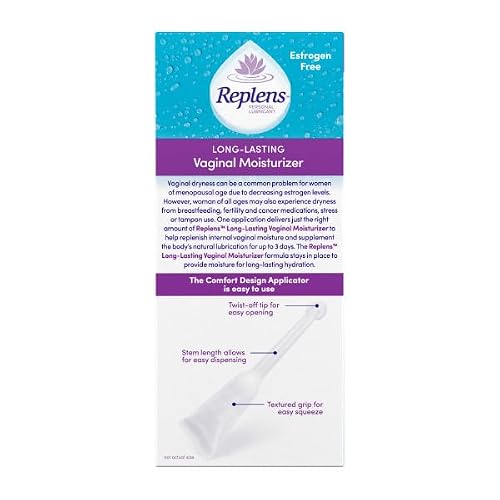 Replens Long-Lasting Vaginal Restores Vaginal Moisture Moisturizer (Pack of 2)