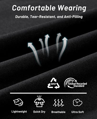 Image of MIER Men's Quick Dry Running Shorts with Zipper Pocket Elastic Waist Athletic Workout Exercise Shorts
