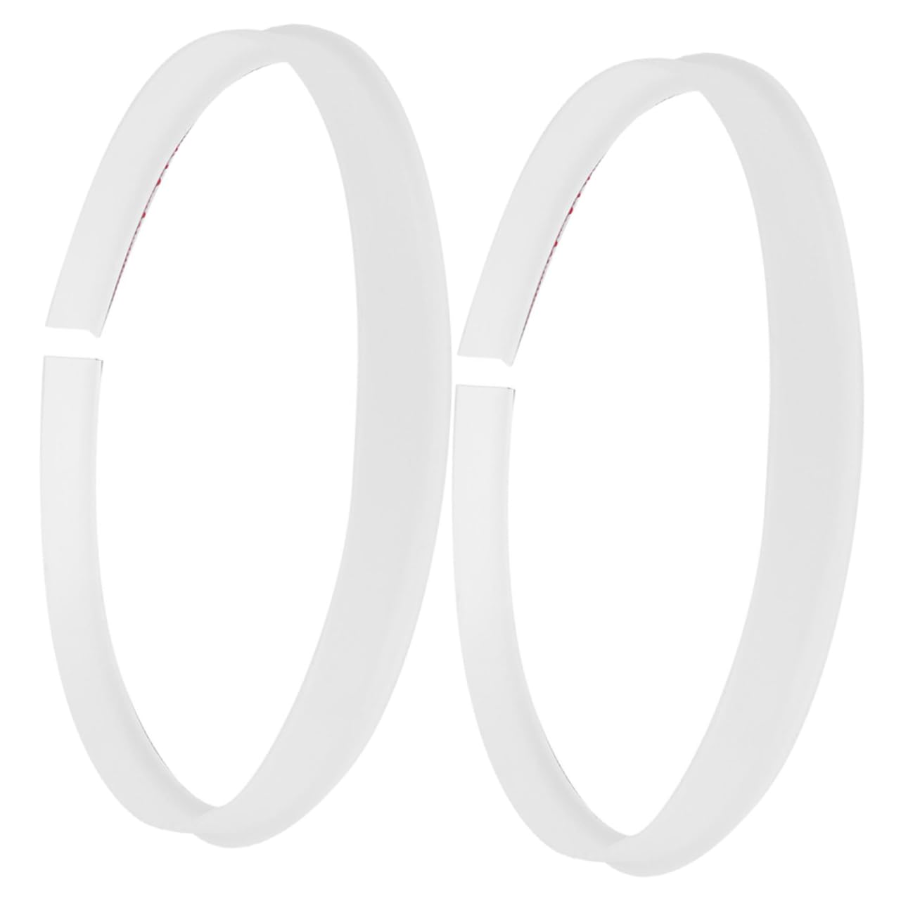 DIYEAH 2pcs Shower Threshold Water Dam Shower Door Seal Self-Adhesive Splash Barrier Waterproof for Bathroom