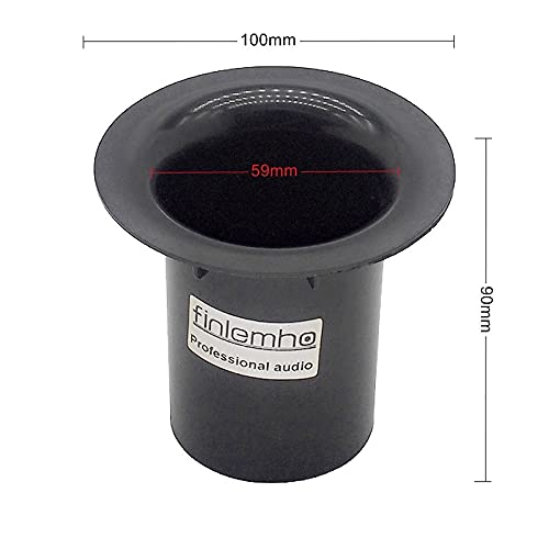 2PC Subwoofer Speaker Accessories Bass Tube Plastic Car Reflex Port for Woofer Karaoke Home Theater HiFi Professional Audio